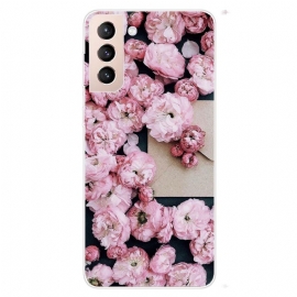 Mobildeksel Til Samsung Galaxy S22 Plus 5G Rosa Blomster