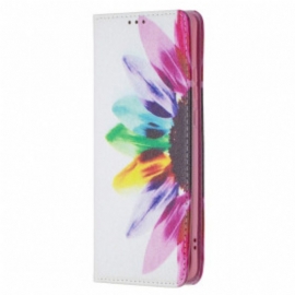 Beskyttelse Deksel Til Huawei P50 Pro Folio Deksel Akvarell Blomst