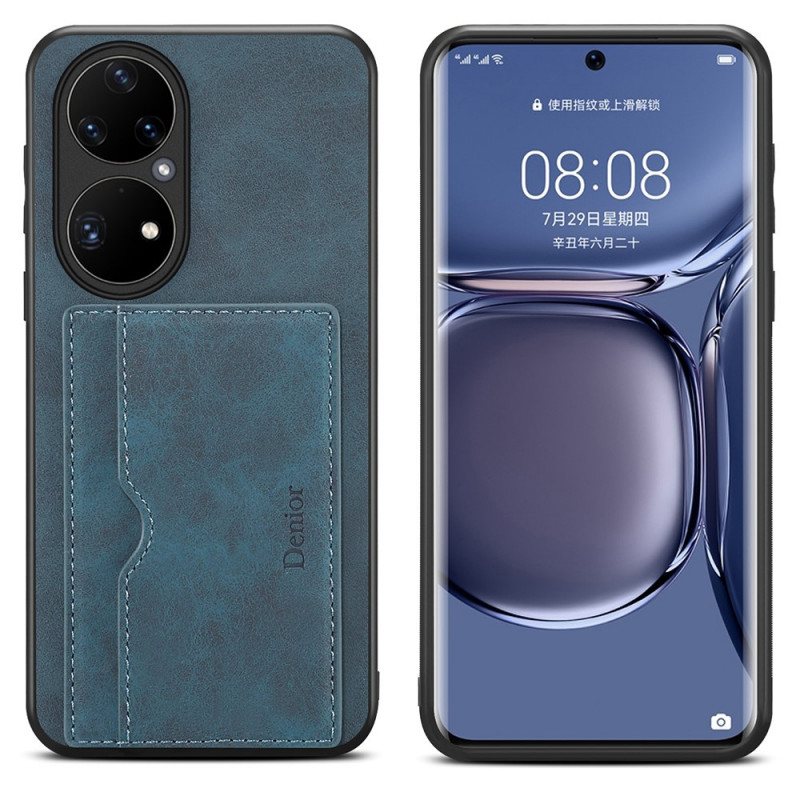 Deksel Til Huawei P50 Pro Denior Kortholder