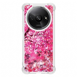 Deksel Poco C61 Mobildeksel Cherry Blossom Glitter