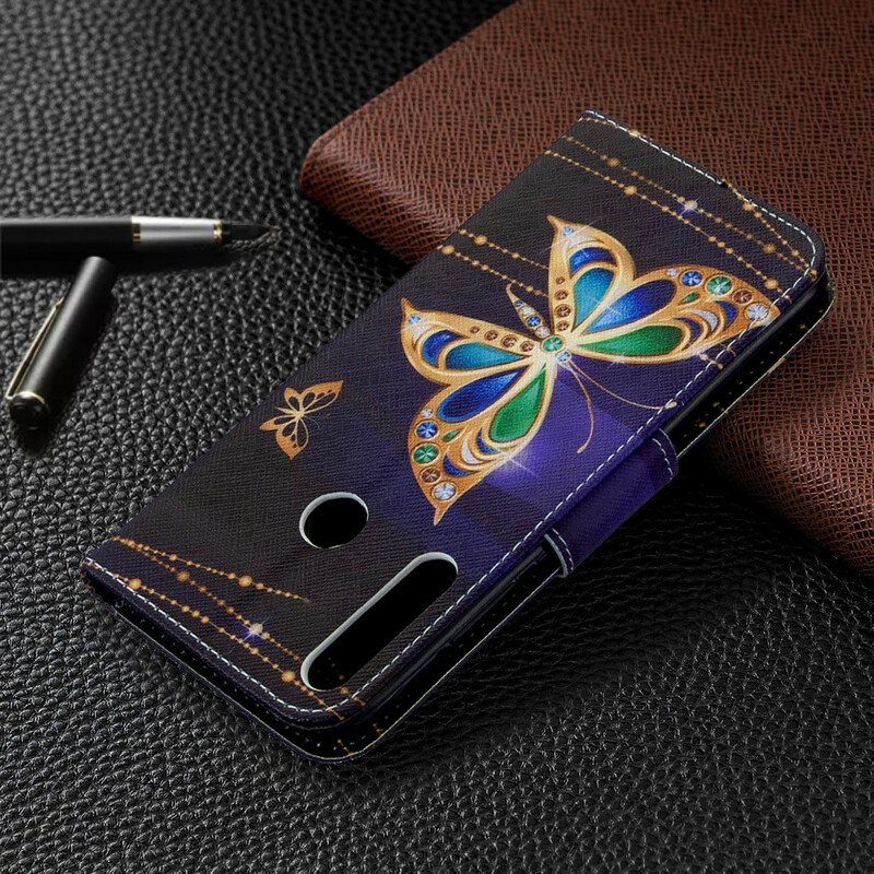 Folio Deksel Til Huawei P40 Lite E Butterflies Kings