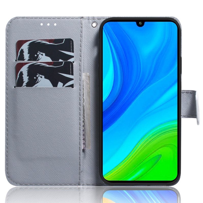 Folio Deksel Til Xiaomi Redmi Note 12 4G Male Ugler