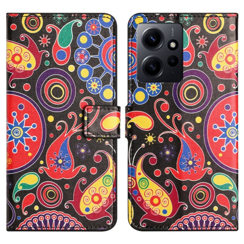 Folio Deksel Til Xiaomi Redmi Note 12 4G Paisley