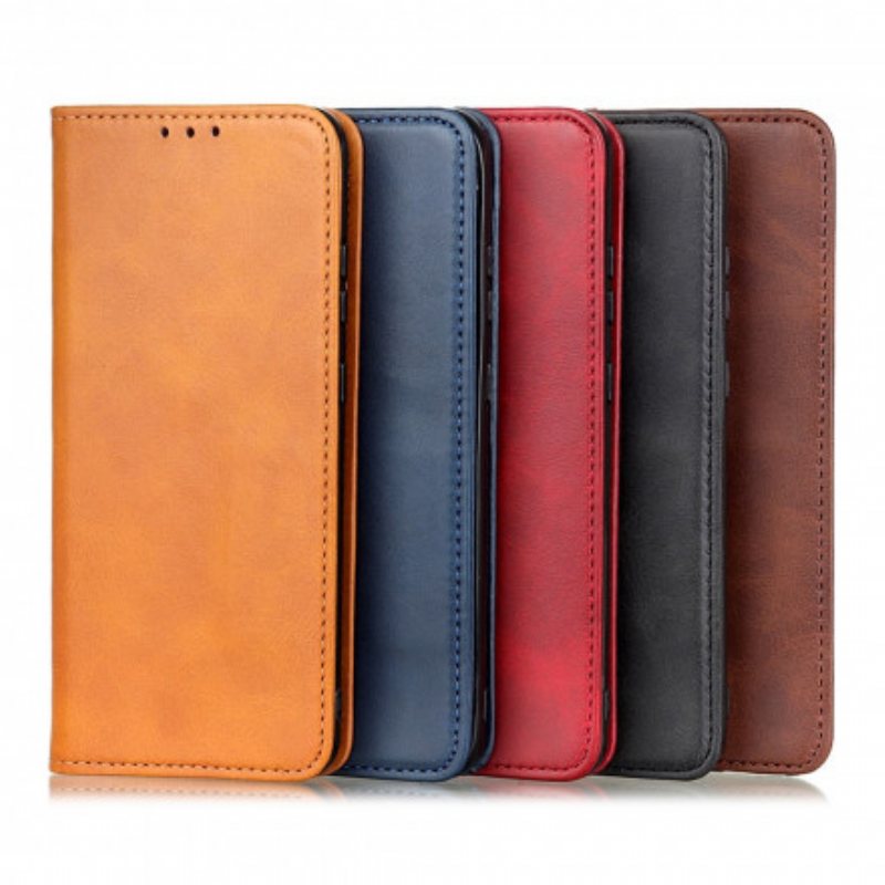 Beskyttelse Deksel Til Sony Xperia 1 III Folio Deksel Elegance Split Leather