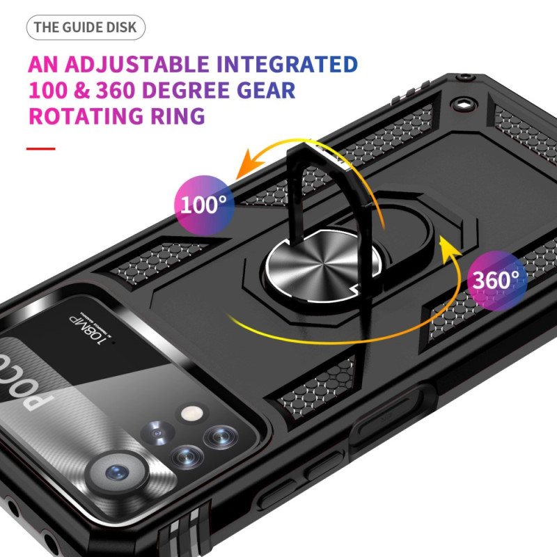 Deksel Til Poco X4 Pro 5G Premium Ring-støtte