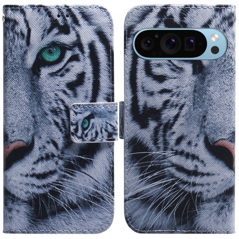 Folio Deksel Google Pixel 9 White Tiger