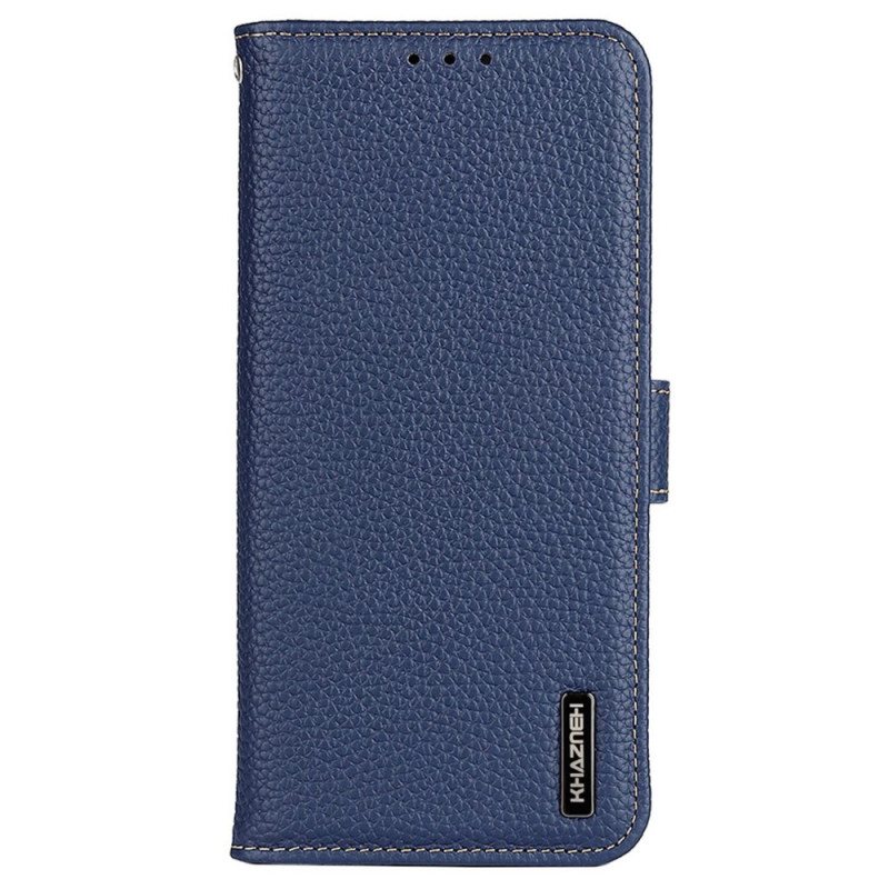 Folio Deksel Sony Xperia 10 Vi Khazneh Litchi Leather