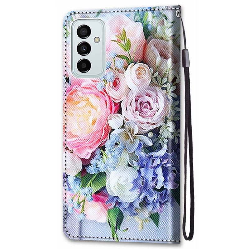 Folio Deksel Til Samsung Galaxy M23 5G Floral Wonder