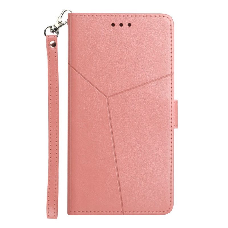 Folio Deksel Til Samsung Galaxy M23 5G Stil Leather Y Design