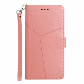 Folio Deksel Til Samsung Galaxy M23 5G Stil Leather Y Design