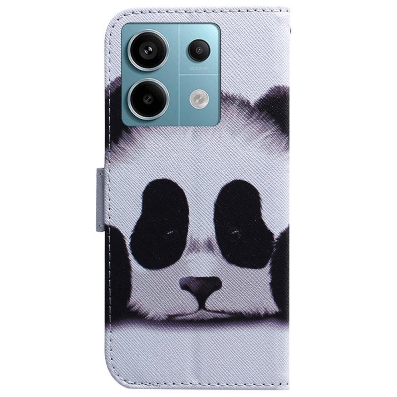 Folio Deksel Poco X6 5g Panda Beskyttelse Deksel