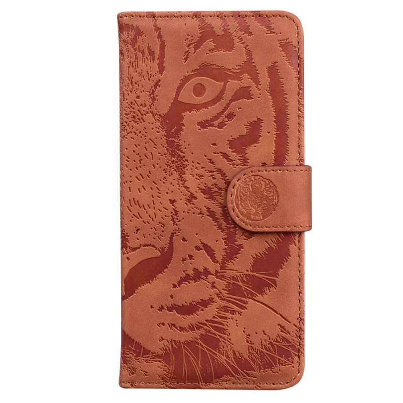 Folio Deksel Poco X6 5g Tiger Footprint