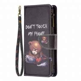 Lærdeksel Folio Deksel Poco X6 5g Mobildeksel Dangerous Bear Wallet