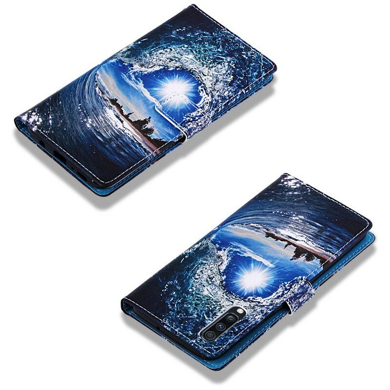 Folio Deksel Til Samsung Galaxy A70 Med Kjede Daydreams Lanyard Landscape