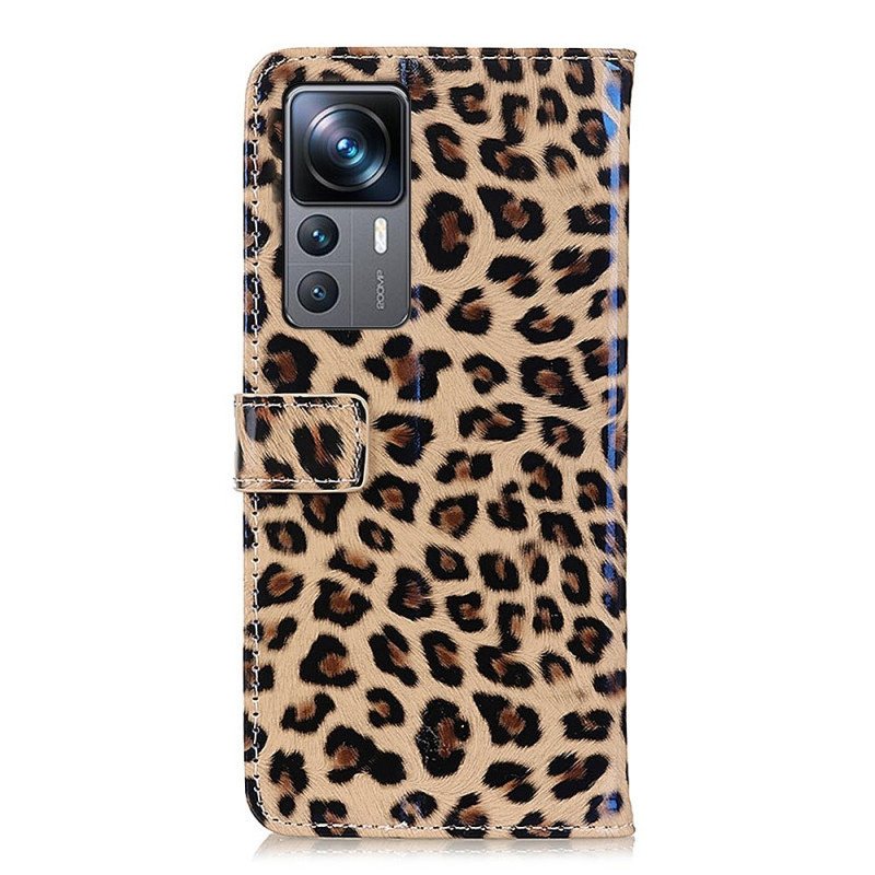 Lærdeksel Til Xiaomi 12T / 12T Pro Leopard Hudstil