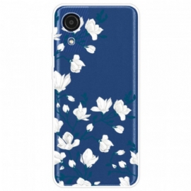 Deksel Til Samsung Galaxy A03 Core Små Hvite Blomster