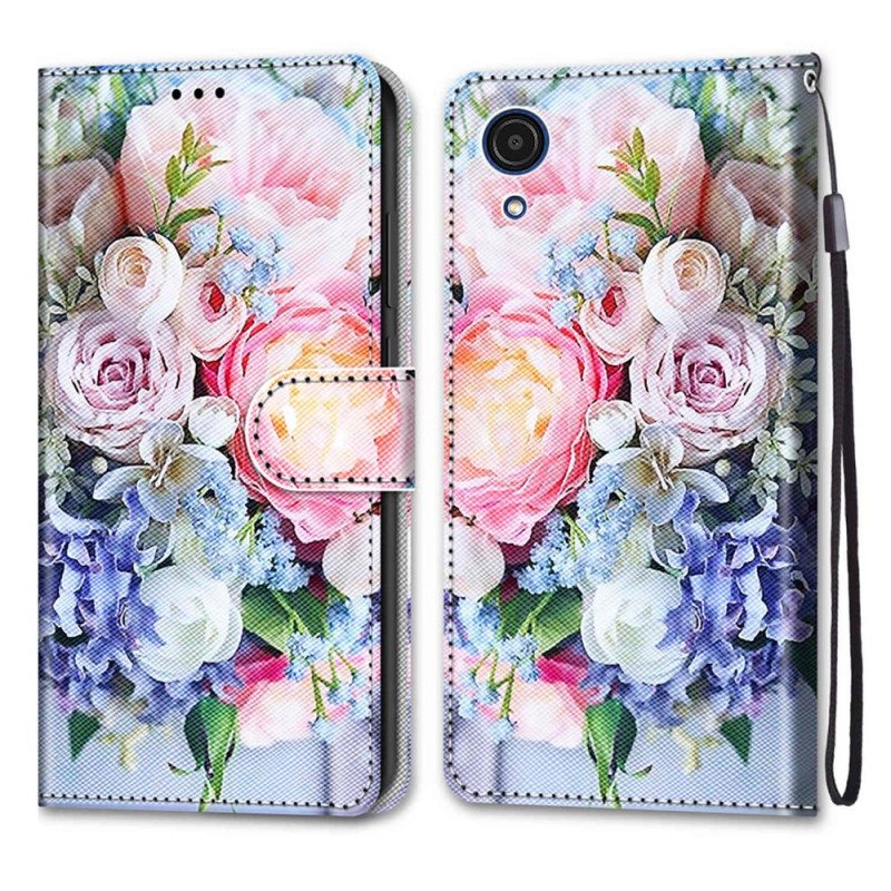 Folio Deksel Til Samsung Galaxy A03 Core Floral Wonder