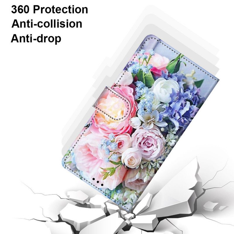 Folio Deksel Til Samsung Galaxy A03 Core Floral Wonder