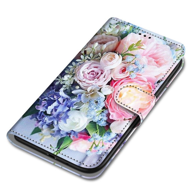 Folio Deksel Til Samsung Galaxy A03 Core Floral Wonder