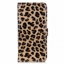 Folio Deksel Til Samsung Galaxy A03 Core Leopard