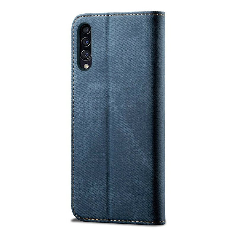 Beskyttelse Deksel Til Samsung Galaxy A50 Folio Deksel Denim Stoff