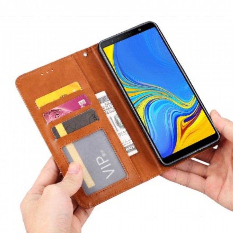 Beskyttelse Deksel Til Samsung Galaxy A50 Folio Deksel Kortholder I Kunstskinn