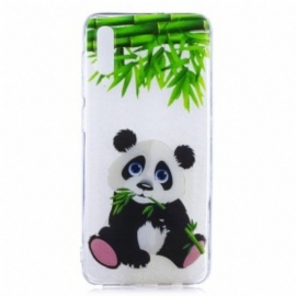 Deksel Til Samsung Galaxy A50 Sømløs Panda Eat