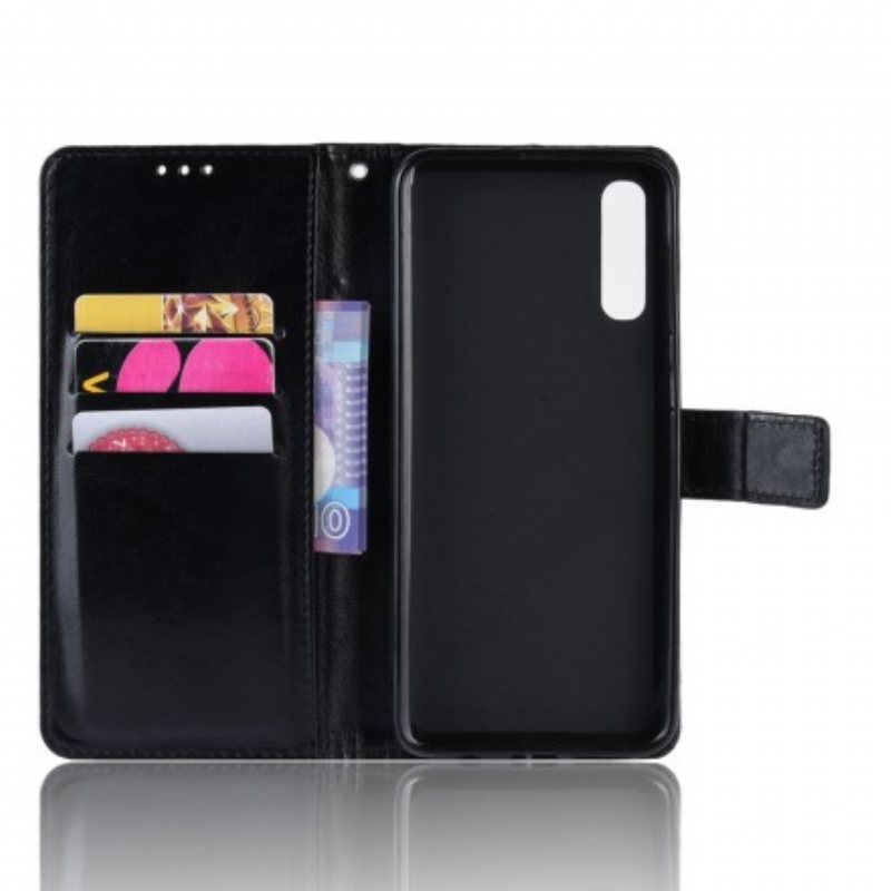 Folio Deksel Til Samsung Galaxy A50 Faux Leather Square