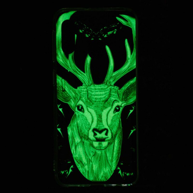 Mobildeksel Til Samsung Galaxy A20e Fluorescerende Majestic Deer