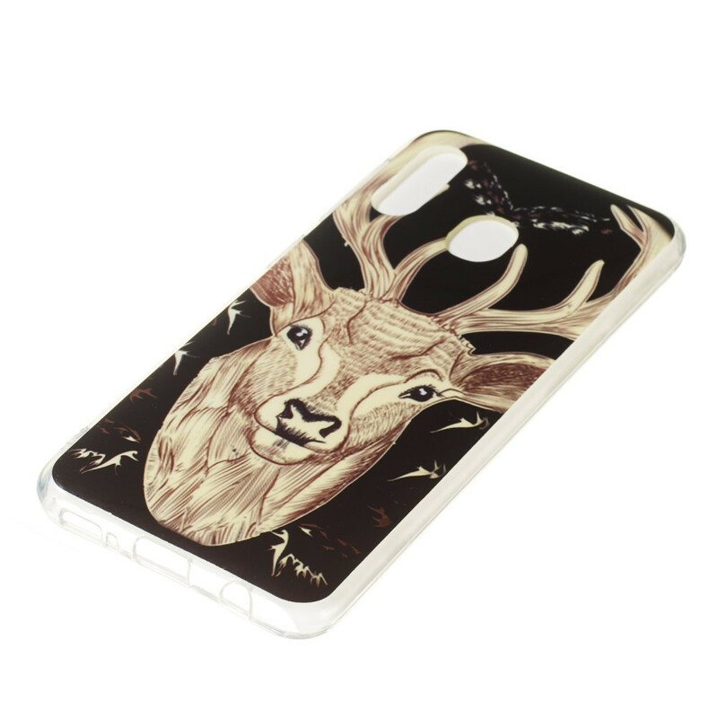 Mobildeksel Til Samsung Galaxy A20e Fluorescerende Majestic Deer