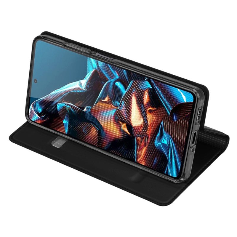 Beskyttelse Deksel Til Poco X5 Pro 5G Folio Deksel Skin Pro Dux Ducis