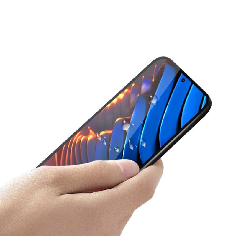 Black Contour Tempered Glass Protection For Poco X5 Pro 5G Pinwuyo