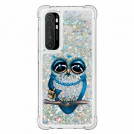 Deksel Til Xiaomi Mi Note 10 Lite Miss Owl Paljetter