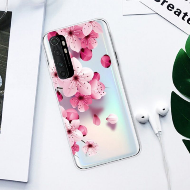 Deksel Til Xiaomi Mi Note 10 Lite Ren Rosa Blomst