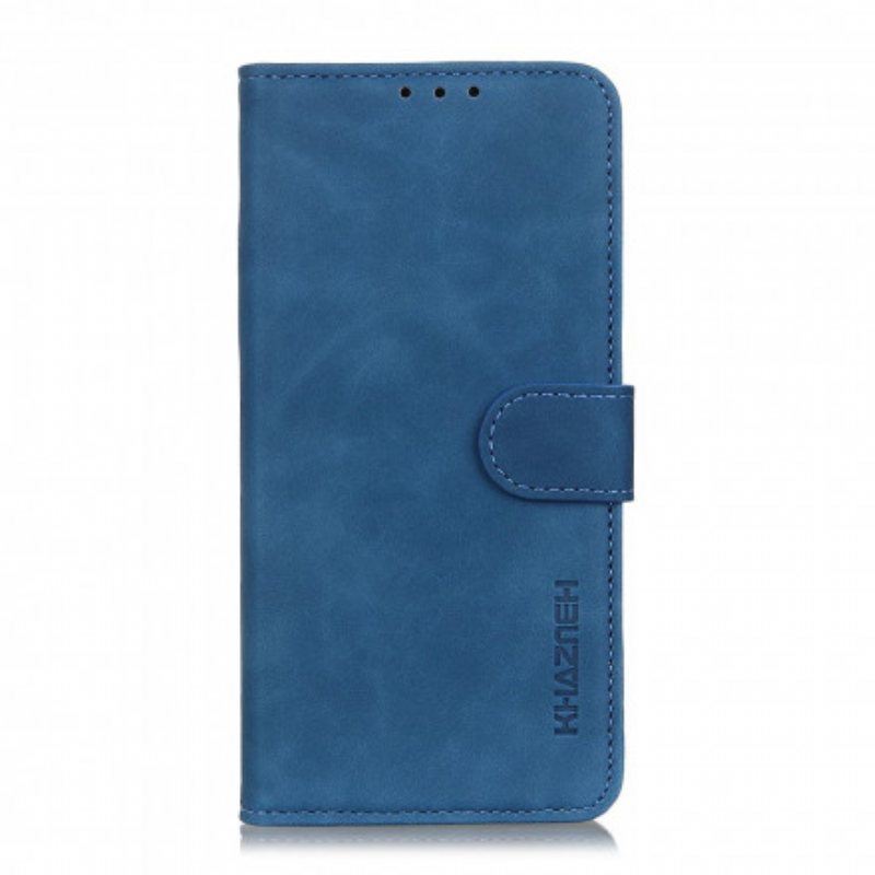 Folio Deksel Til Xiaomi Mi Note 10 Lite Matt Vintage Skinneffekt Khazneh