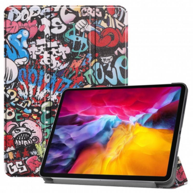 Beskyttelse Deksel Til iPad Pro 11" (2021) Graffiti Pennholder