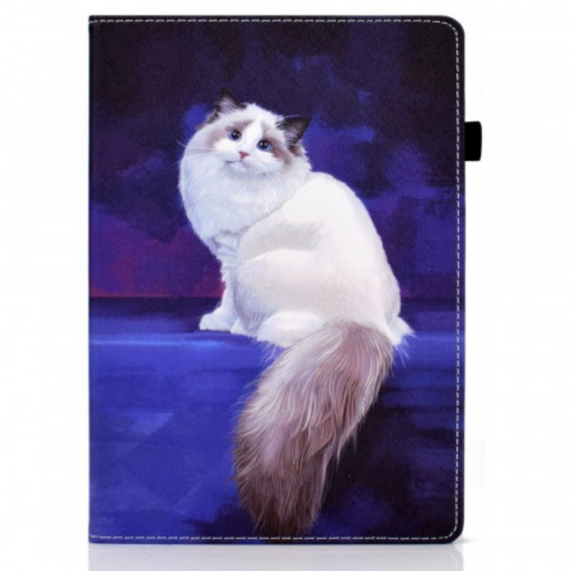 Etui Til iPad Pro 11" (2021) Hvit Katt