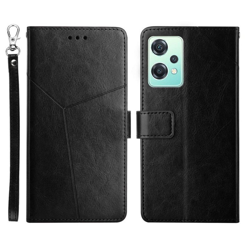 Folio Deksel Til OnePlus Nord CE 2 Lite 5G Stil Leather Y Design