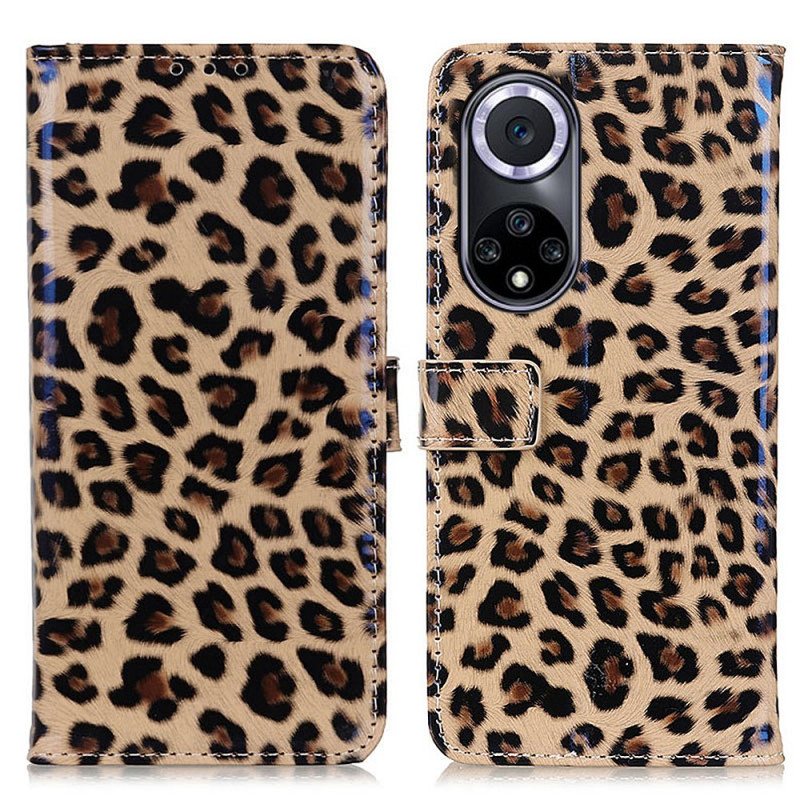 Folio Deksel Til Honor 50 Vanlig Leopard