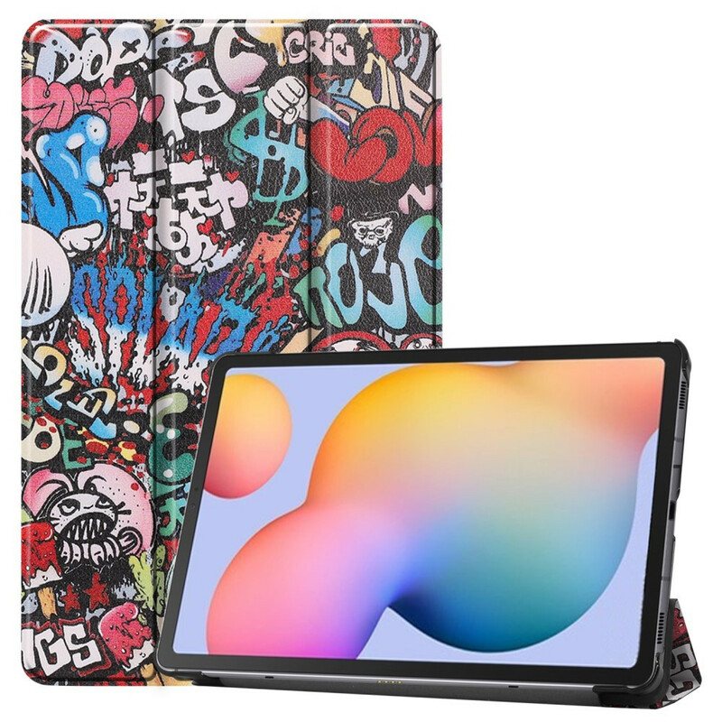 Beskyttelse Deksel Til Samsung Galaxy Tab S6 Lite Morsom Graffiti