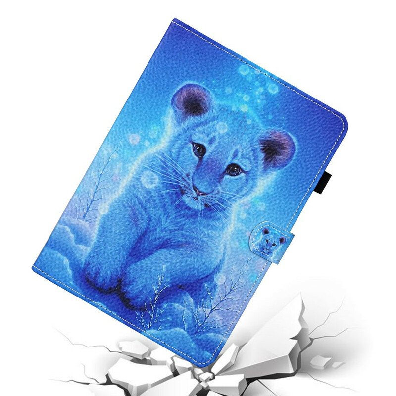 Folio Deksel Til Samsung Galaxy Tab S6 Lite Baby Tiger