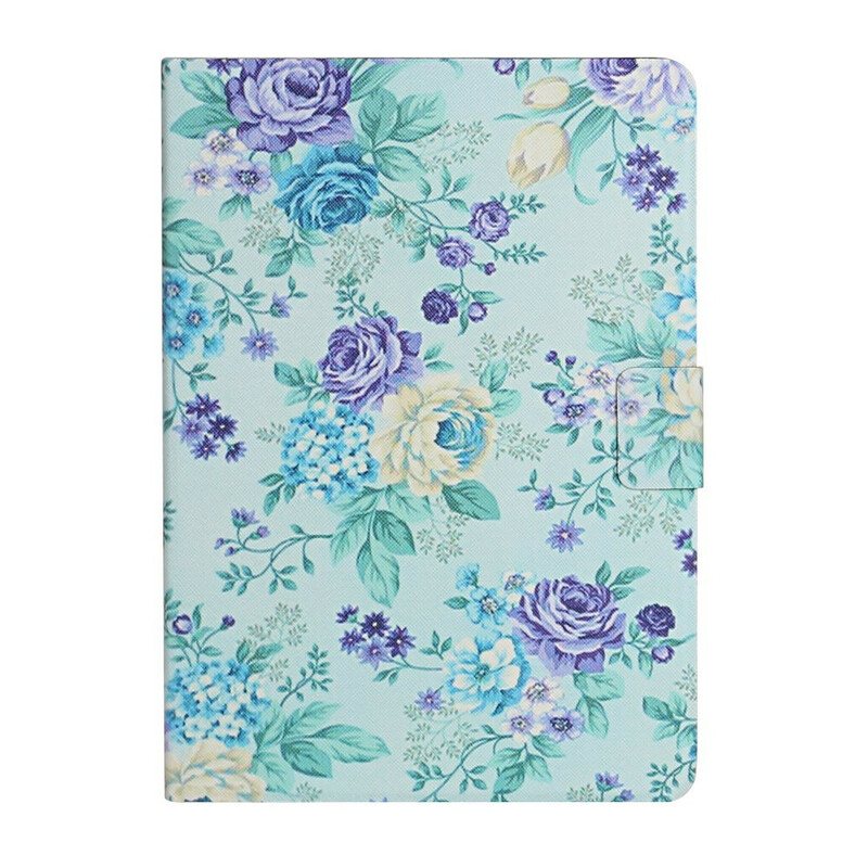 Folio Deksel Til Samsung Galaxy Tab S6 Lite Blomster Blomster Blomster