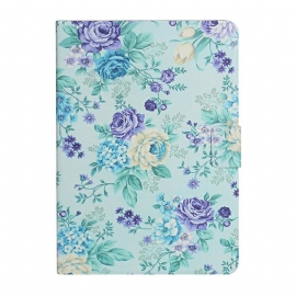 Folio Deksel Til Samsung Galaxy Tab S6 Lite Blomster Blomster Blomster