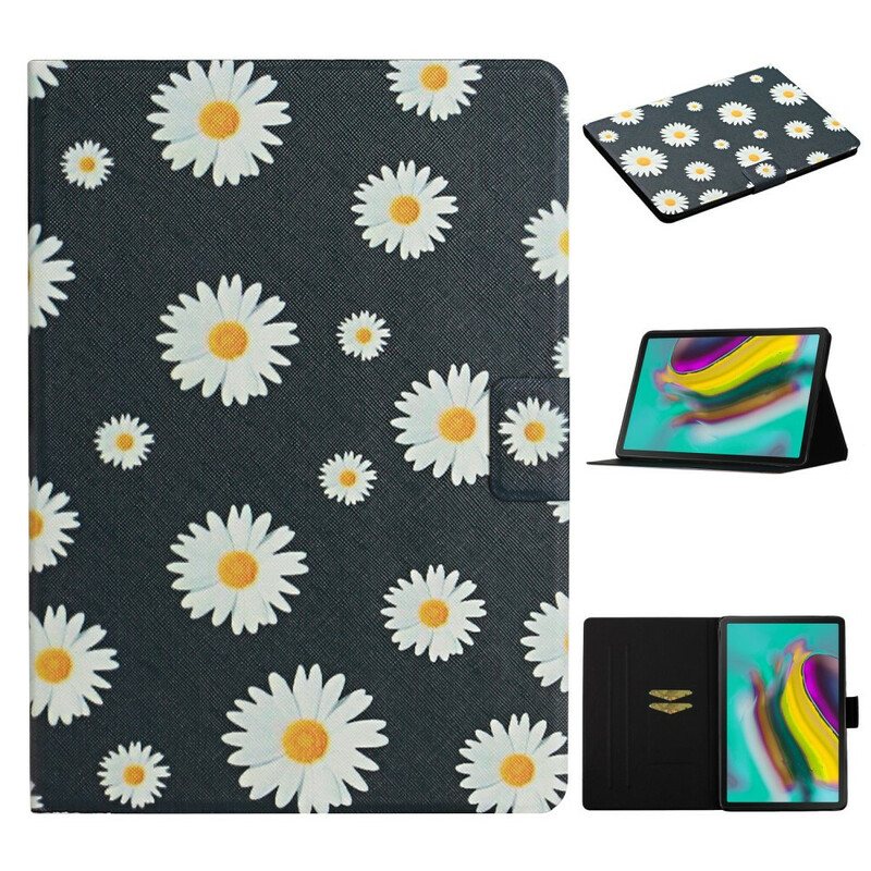 Folio Deksel Til Samsung Galaxy Tab S6 Lite Blomster Blomster Blomster