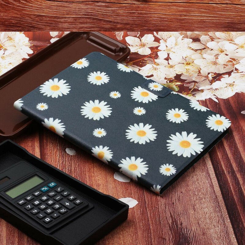 Folio Deksel Til Samsung Galaxy Tab S6 Lite Blomster Blomster Blomster