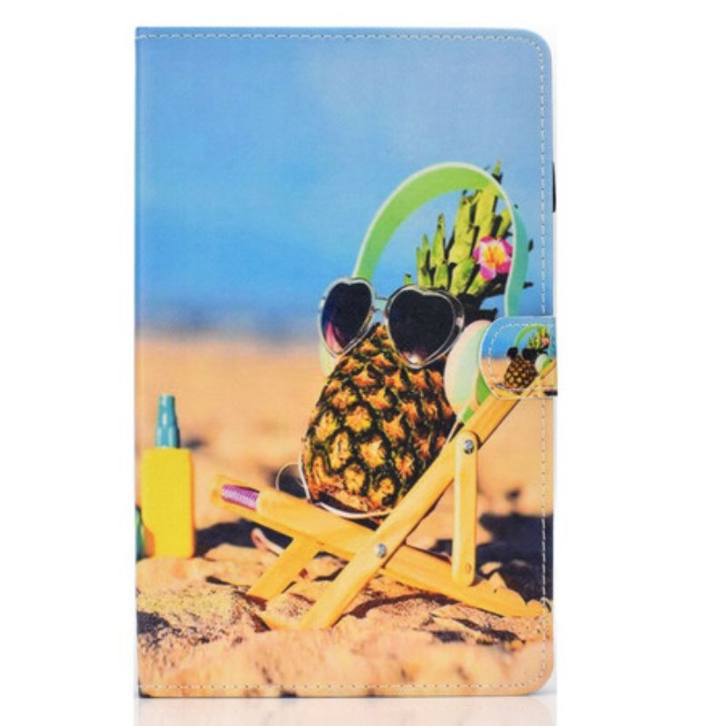 Folio Deksel Til Samsung Galaxy Tab S6 Lite Pineapple Beach