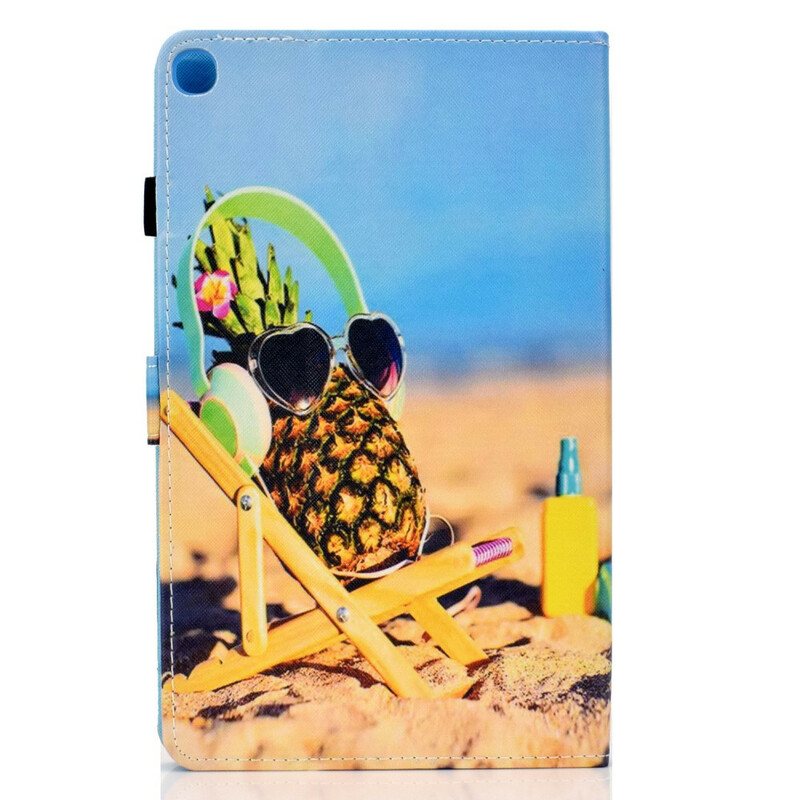 Folio Deksel Til Samsung Galaxy Tab S6 Lite Pineapple Beach