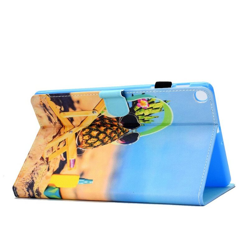 Folio Deksel Til Samsung Galaxy Tab S6 Lite Pineapple Beach