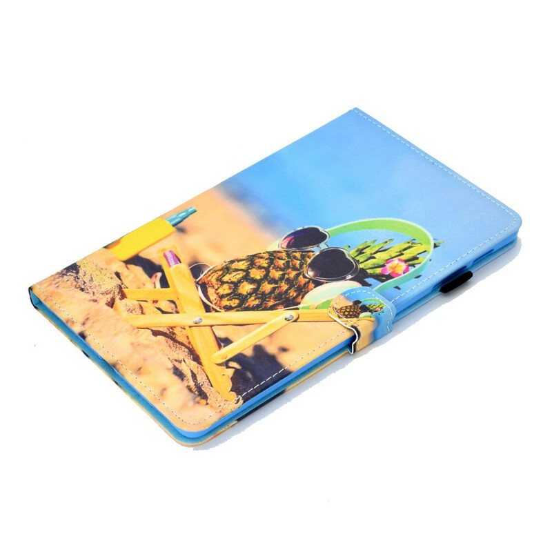 Folio Deksel Til Samsung Galaxy Tab S6 Lite Pineapple Beach