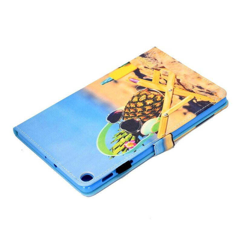 Folio Deksel Til Samsung Galaxy Tab S6 Lite Pineapple Beach